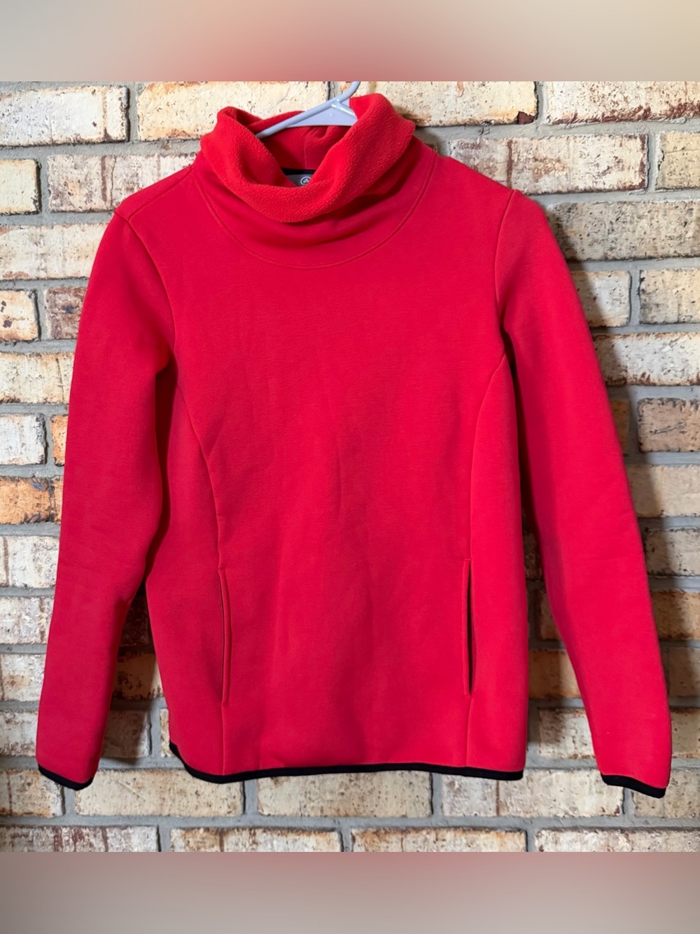 Aether red cowl neck sweatshirt S